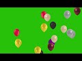 multicolor balloons flying green screen hd free download no copyrights