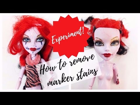 How To Remove Permanent Marker from Doll Face - Testing Lifehacks from Internet / Experiment How To Remove Permanent Marker from Doll Face - Testing Lifehacks from Internet / Experiment