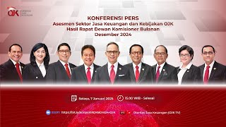 [LIVE] Konferensi Pers Asesmen Sektor Jasa Keuangan dan Kebijakan OJK Hasil RDKB Desember 2024