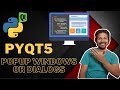 PYQT5 Tutorial Series - Creating Popups | Dialog Windows