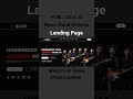 Create Music Band Portfolio Website Using HTML & CSS | Fast Code