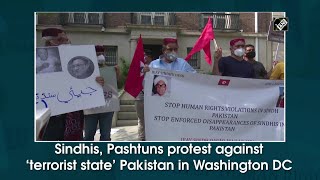 Sindhis, Pashtuns protest against ‘terrorist state’ Pakistan in Washington DC