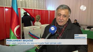 AHIL YAŞLI SEÇİCİLƏR DƏ SƏSVERMƏDƏ FƏAL İŞTİRAK EDİR