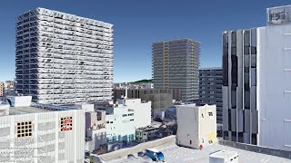 妄想MAP「富山市中央通りD北地区再開発」の風景