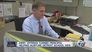 Army veteran turned principal helping nurture kids