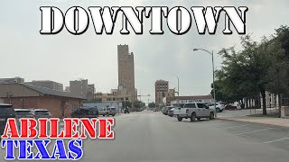 Abilene - Texas - 4K Downtown Drive