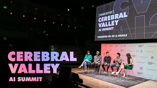 Cerebral Valley: Alex Pall (Mantis VC), Emily Warren, Meng Kuok (BandLab), and E