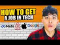 Google Manager Show You How To Get A Job In Tech (COMPLETE GUIDE)