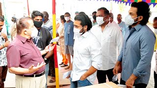 Actor Surya, Karthi, Sivakumar நீண்ட நேரம் வரிசையில் நின்று வாக்களித்தனர் | Tamil Nadu Election 2021