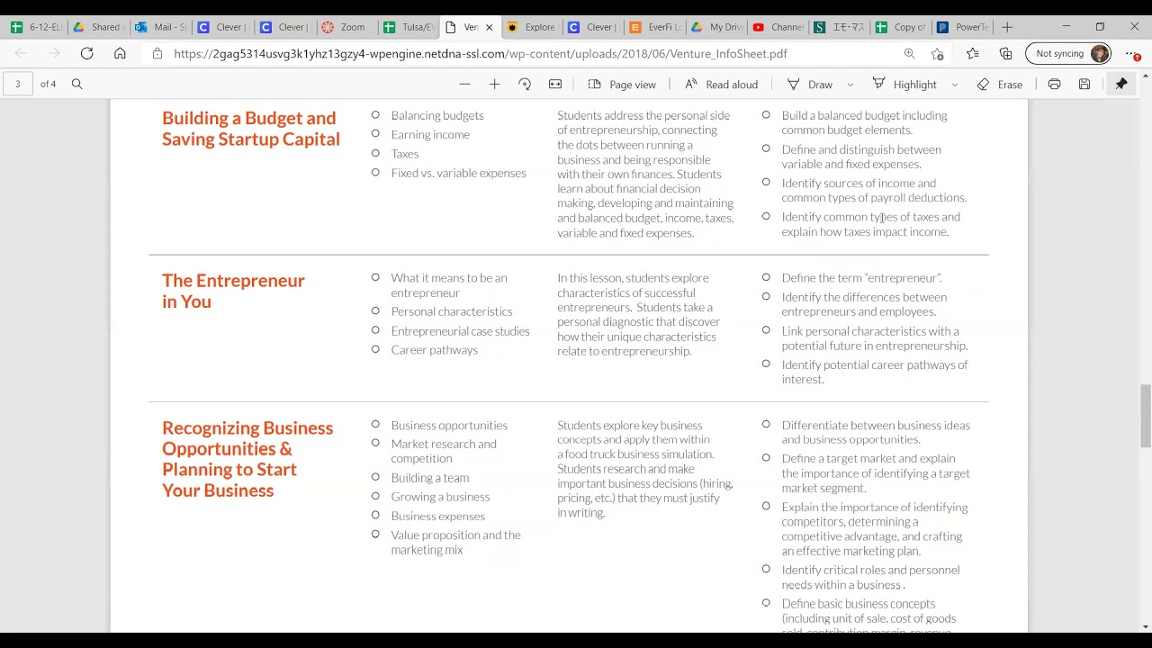 Everfi Venture Overview Youtube