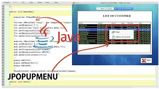 GuI JAVA - Then Save in DATABASE - AND FINALLY JTABLE - Part 3