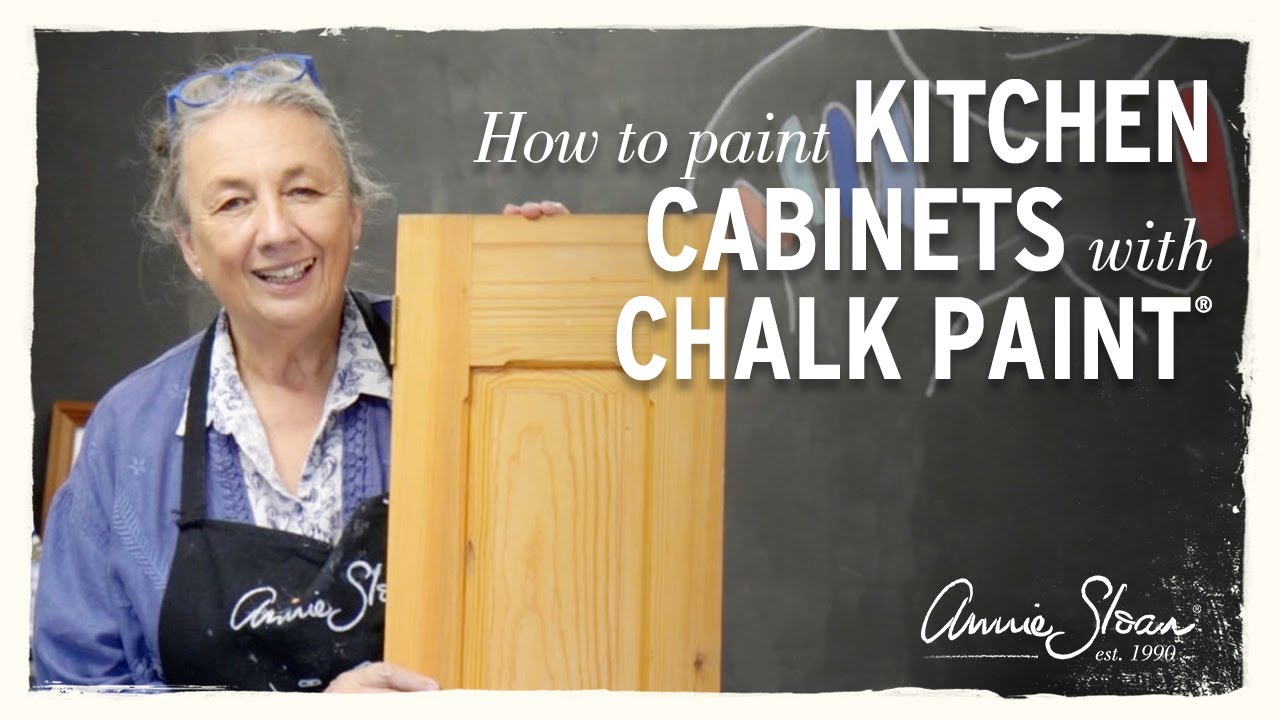 How To Paint Your Kitchen Cabinets With Chalk Paint® - YouTube