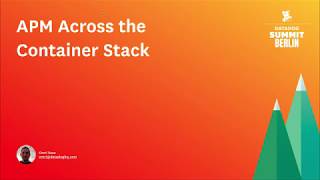 APM Across The Container Stack