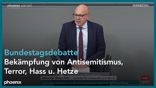 Bundestagsdebatte zur Bekämpfung von Antisemitismus, Terror, Hass u. Hetze am 17.11.23