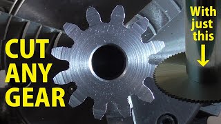 Cut any gear with just a slitting saw