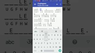 Cryptogram Puzzle #26 Android Quote Answer