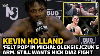 Kevin Holland Reacts To BRUTAL Broken Arm Win At UFC 302 | MMA Fighting
