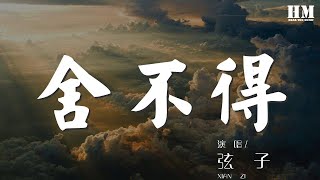 弦子 - 捨不得『我捨不得 可是時間回不去了』【動態歌詞Lyrics】