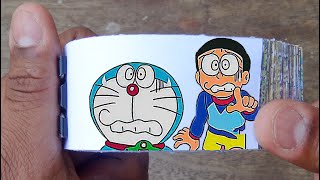 Doraemon Cartoon Flipbook #12 | Scared Nobita and Doraemon Flip Book | Flip Book Artist 2022