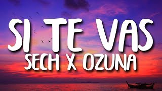 Sech, Ozuna - Si Te Vas (Letra/Lyrics)