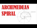 How to draw Archimedean spiral #engineeringdrawing #curves #manojsonawane