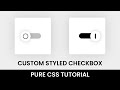Custom Styled Checkbox | HTML & CSS Tutorial
