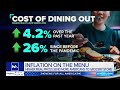 restaurants struggling to survive amid food flation newsnation now