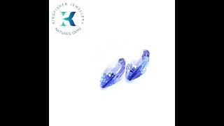 SOLD - 1.11 Ct Natural Tanzanite Pair AUD$279.00 AA+ – VVS – 7.00 x 4.90mm