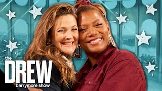 Queen Latifah Receives Pink Letters from Dolly Parton | The Drew Barrymore Show