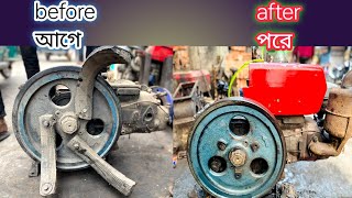 how to repair and start 10 year old China DF S1100 diesel engine |16HP