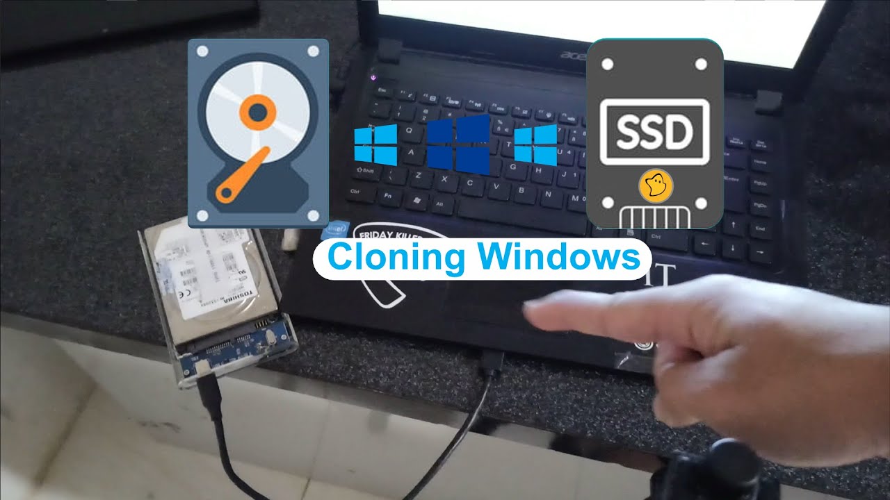 Cara Cloning Windows Dari HDD Ke SSD Tanpa Perlu Install Ulang - YouTube