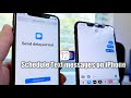 Schedule Text Messages on iPhone