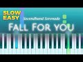 Secondhand Serenade - Fall For You - SLOW EASY Piano TUTORIAL by Piano Fun Play