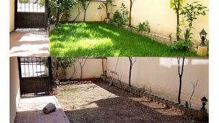 Time Lapse - Grass planting – Çim ekimi / Hızlı Gösterim :)