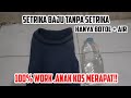 Cara menyetrika baju tanpa setrika||khusus anak mandiri!! ||jamin rapi