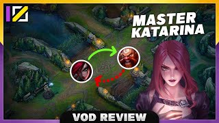 VOD Review: Katarina Mid (Master)- Mcbaze | League of Legends