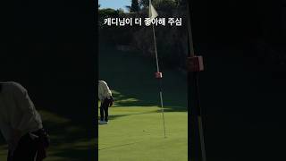 좌측 한 클럽 퍼트! #골갑