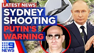 Bikie boss shot and brother killed, Putin preparing for 'prolonged conflict' | 9 News Australia