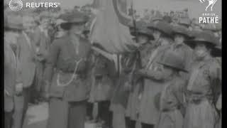 Unveiling of War Memorial in Belfast (1926)