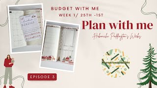 Hobonichi 2025 Plan With Me Paddington weeks- Budget with me/Episode 3