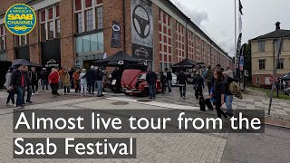 Saab Festival 2024 - Almost live walkthrough around the festival grounds on Saturday.