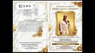 IN LOVING MEMORY OF HERFA SANDY BENNET