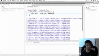 Project Euler using Scala: Problem 8