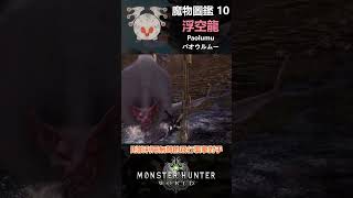 魔物圖鑑 10 浮空龍 #mhw #魔物獵人 #魔物獵人世界 #魔物獵人世界冰原