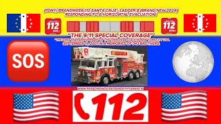 (FDNY) BRANDWEER 112 SANTA CRUZ - LADDER 8 (BRAND NEW 2024) RESPONDING TO HORIZONTAL EVACUATION!