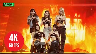 [ 4K LIVE ] LE SSERAFIM - INTRO + FEARLESS + ANTIFRAGILE - (221126 MelOn Music Awards 2022)