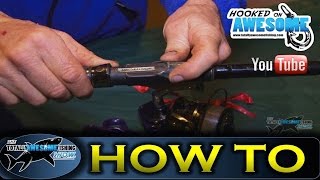 How to mend a fishing rod - Reel fitting - TAFishing