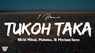[1 Hour] Tukoh Taka - Nicki Minaj, Maluma, & Myriam Fares (Lyrics/Letra) Loop 1 Hour