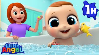 Bath Song - Have fun with Baby John | Colorful Little Angel Sing Along Nursery Rhymes