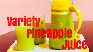 Variety pineapple juice/ഒരു വെറൈറ്റി പൈനാപ്പിൾ ജ്യൂസ്/Tasty pineapple juice recipe